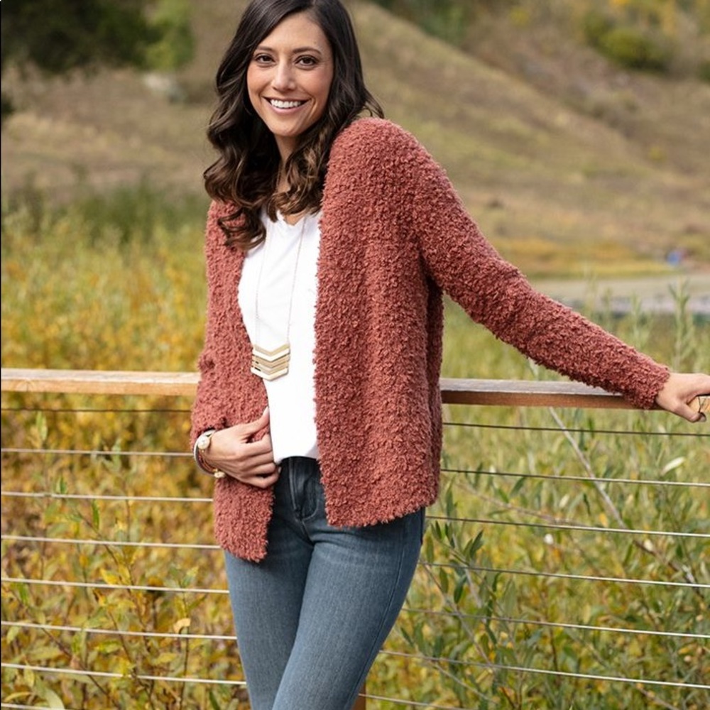 Grace & Lace Cozy Colardo Cardigan Sz XS